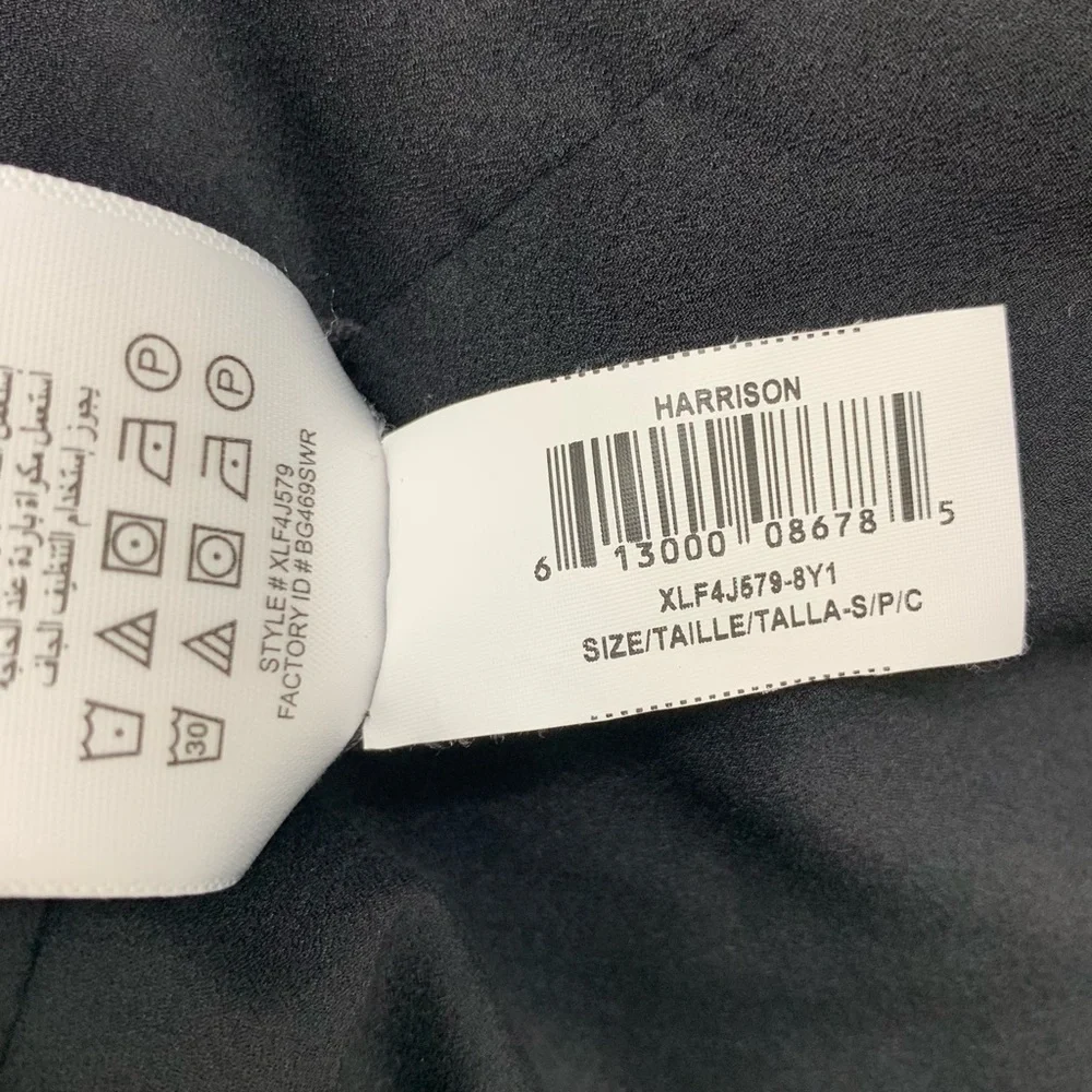 BCBGMaxAzria Harrison Zip Up Lightweight Bomber Jacket Top Paisley Blouse Size S - Picture 15 of 15